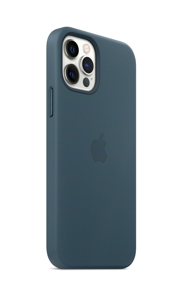 Telefoniümbris Apple Leather telefonile iPhone 12/12 Pro Magsafe, Sinine цена и информация | Telefonide kaitsekaaned ja -ümbrised | hansapost.ee