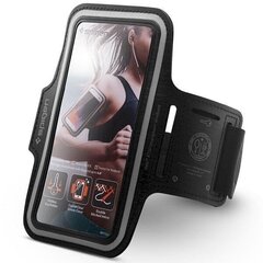 Telefoniümbris sportimiseks Spigen A700 6.9" seadmele (175 x 99 mm), must hind ja info | Telefonide kaitsekaaned ja -ümbrised | hansapost.ee