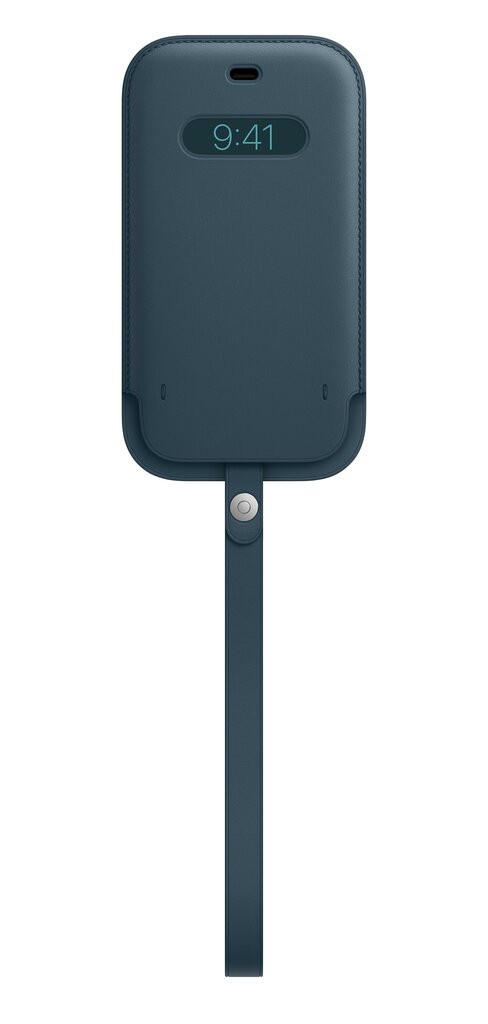 Apple Leather Sleeve MagSafe MHYD3ZM/A Blue цена и информация | Telefonide kaitsekaaned ja -ümbrised | hansapost.ee