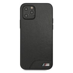 Originaalümbris / Case Apple iPhone 12 Pro Max BMW M Collection jaoks, 100% ehtne nahk, must цена и информация | Чехлы для телефонов | hansapost.ee