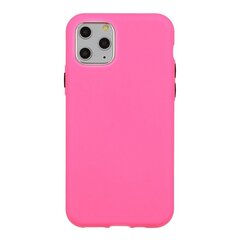 Mocco Soft Cream Silicone Back Case for Apple iPhone 12 Pro Max Pink hind ja info | Telefonide kaitsekaaned ja -ümbrised | hansapost.ee