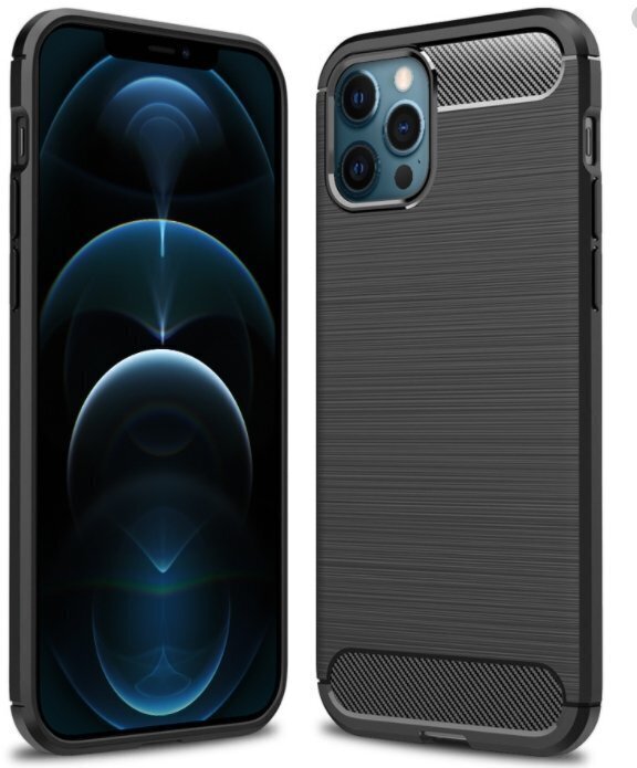 Mocco Trust Silicone Case for Apple iPhone 12 Pro Max Black цена и информация | Telefonide kaitsekaaned ja -ümbrised | hansapost.ee