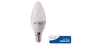 5.5W LED pirn V-TAC, küünlakujuline, E14, 6400K (külm valge) LED SAMSUNG diood hind ja info | Lambipirnid ja LED-pirnid | hansapost.ee