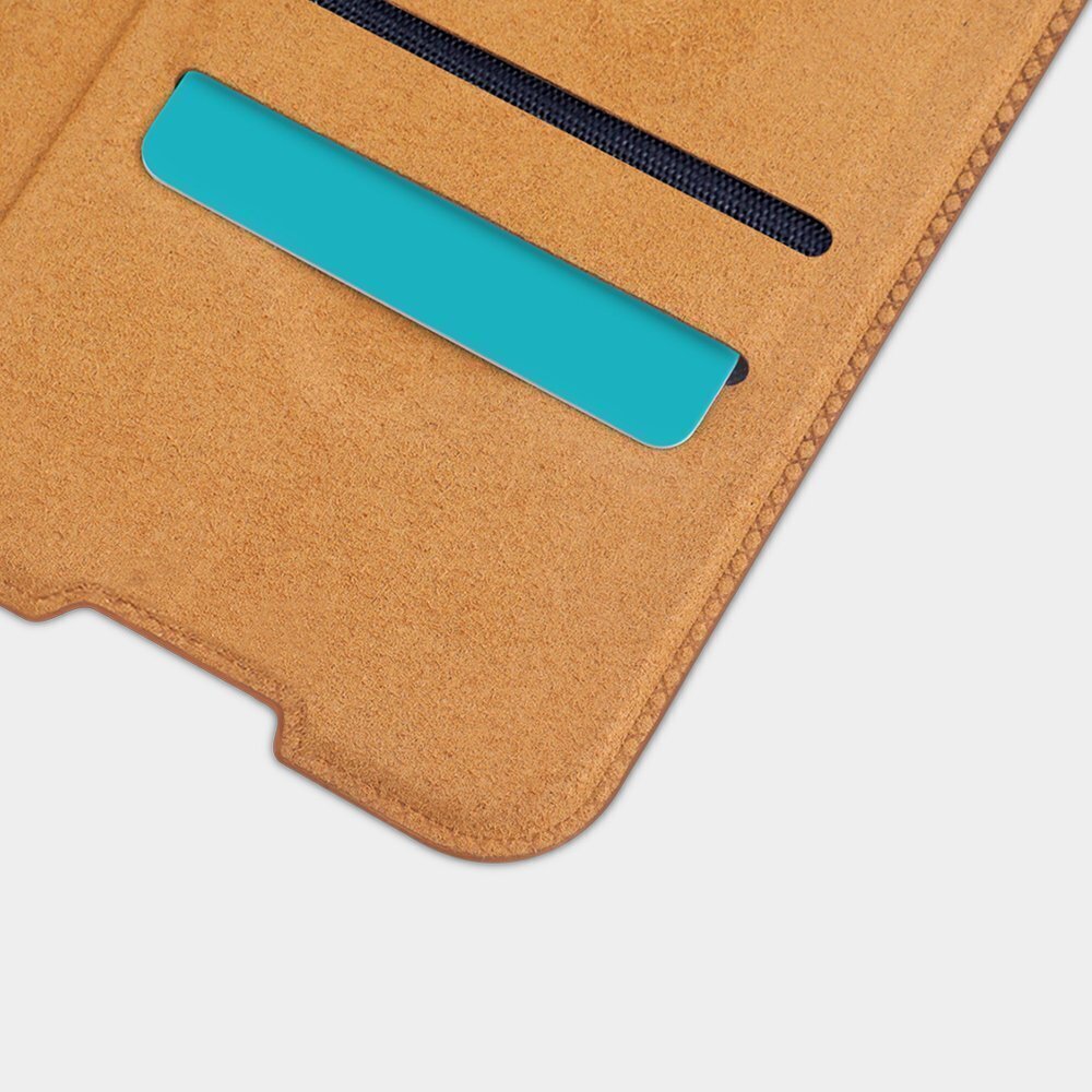 Nillkin Qin original leather case cover, sobib Samsung Galaxy A32 4G, must hind ja info | Telefonide kaitsekaaned ja -ümbrised | hansapost.ee