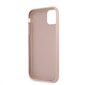 GUHCN614GMGPI Guess PU 4G Metal Logo Case for iPhone 11 Pink hind ja info | Telefonide kaitsekaaned ja -ümbrised | hansapost.ee