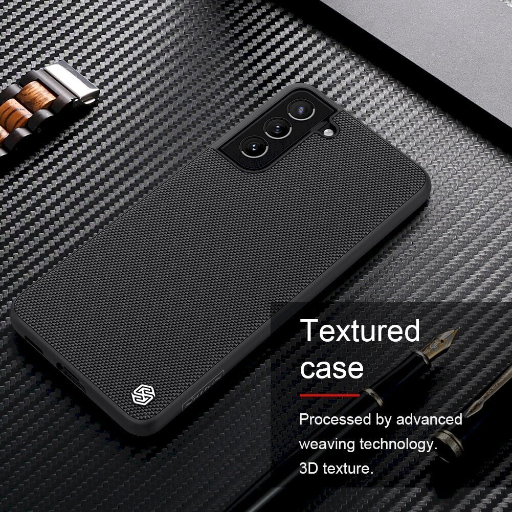 Nillkin Textured Hard Case for Samsung Galaxy S21 FE Black цена и информация | Telefonide kaitsekaaned ja -ümbrised | hansapost.ee