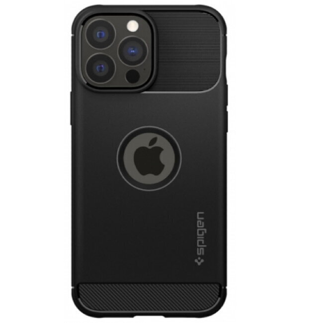 Telefoniümbris Spigen Rugged Armor, telefonile iPhone 13 Pro Max, matt must hind ja info | Telefonide kaitsekaaned ja -ümbrised | hansapost.ee