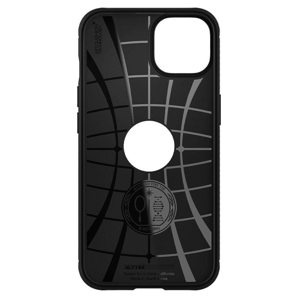 Telefonoiümbris Spigen Rugged Armor telefonile iPhone 13 mini, must matt hind ja info | Telefonide kaitsekaaned ja -ümbrised | hansapost.ee