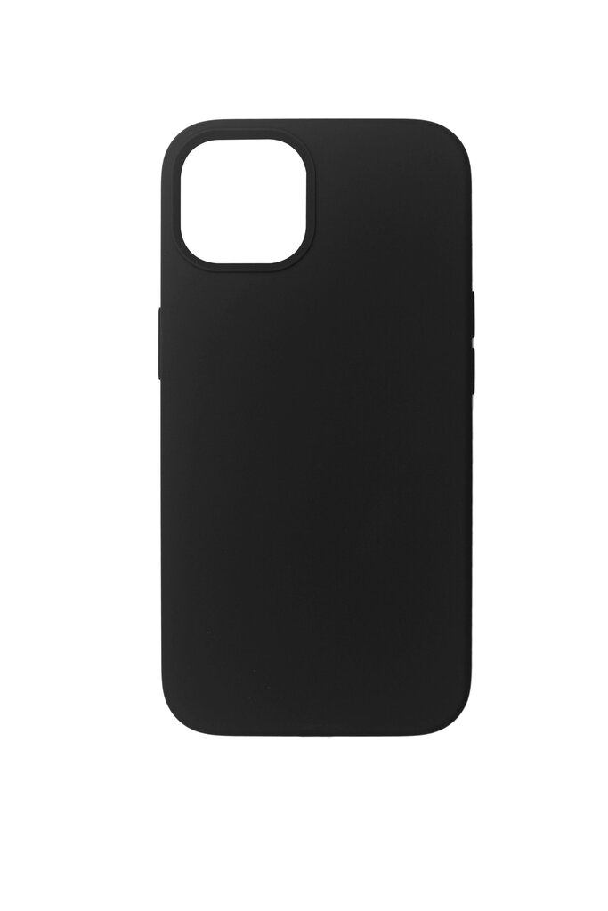 Just Must 6973297904334 LIQUID SILICONE case for iPhone 13 6.1, Balck цена и информация | Telefonide kaitsekaaned ja -ümbrised | hansapost.ee