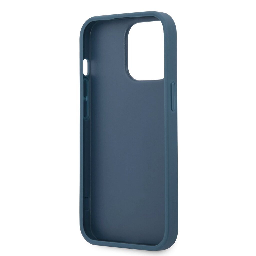 GUHCP13L4GDBL Guess PU 4G Printed Stripe Case for iPhone 13 Pro Blue цена и информация | Telefonide kaitsekaaned ja -ümbrised | hansapost.ee