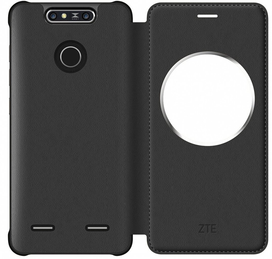 ZTE S-View telefoniümbris ZTE BLADE V8 must hind ja info | Telefonide kaitsekaaned ja -ümbrised | hansapost.ee