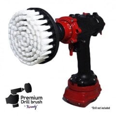 Professionaalne puhastushari Premium Drill Brush - väga pehme, valge, 13 cm hind ja info | Käsitööriistad | hansapost.ee