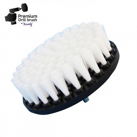Professionaalne puhastushari Premium Drill Brush - väga pehme, valge, 13 cm hind ja info | Käsitööriistad | hansapost.ee