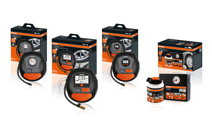 Osram TIREREAL KIT OTSK4 auto elektriline pump koos rehvitihendiga hind ja info | Lisatarvikud | hansapost.ee