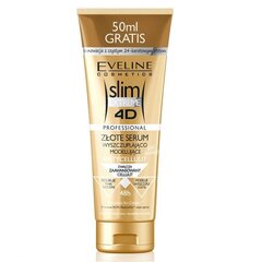 Tselluliidivastane seerum kullaosakestega Eveline Slim Extreme 4D 250 ml цена и информация | Средства для упругости кожи | hansapost.ee