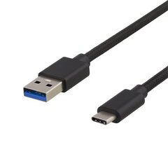 Deltaco USBC-1284, USB A, USB C, 1m цена и информация | Кабели для телефонов | hansapost.ee