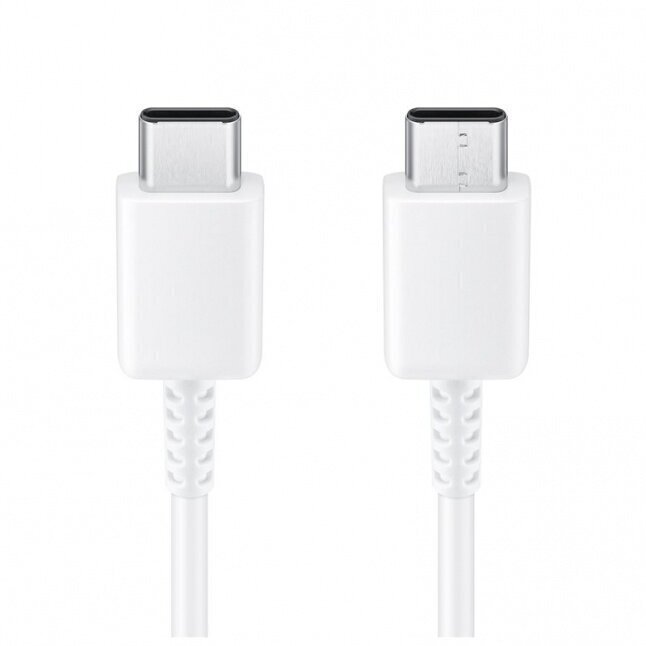 Samsung EP-DA705BWE Andmete ja Laadimise 60W 3A Kaabel USB-C kuni USB-C 1m Valge hind ja info | Mobiiltelefonide kaablid | hansapost.ee