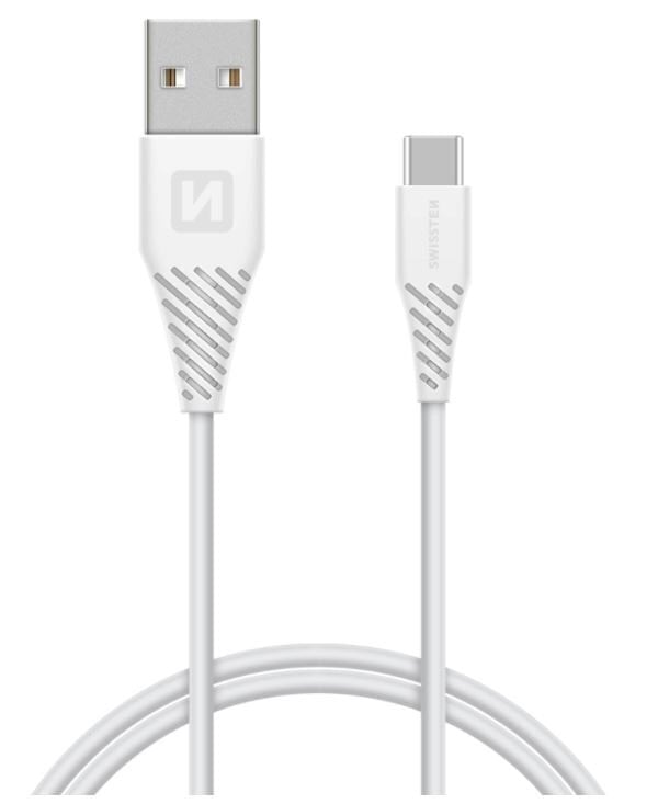 Swissten 5A Super Fast Charge for Huawei USB-C Data and Charging Cable 1.5m White hind ja info | Mobiiltelefonide kaablid | hansapost.ee