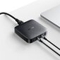 Ugreen travel wall charger 3x USB Type C / 1x USB 100W Power Delivery black (70870) hind ja info | Laadijad mobiiltelefonidele | hansapost.ee