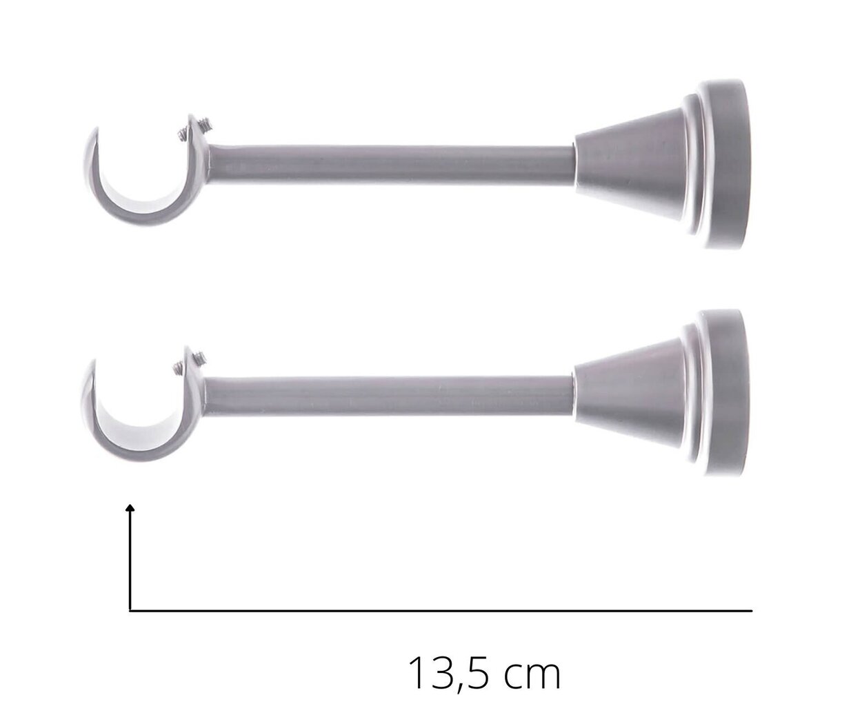 Üks kardinapuu 19mm OLIMP, 180cm, matt kroom hind ja info | Kardinapuud | hansapost.ee