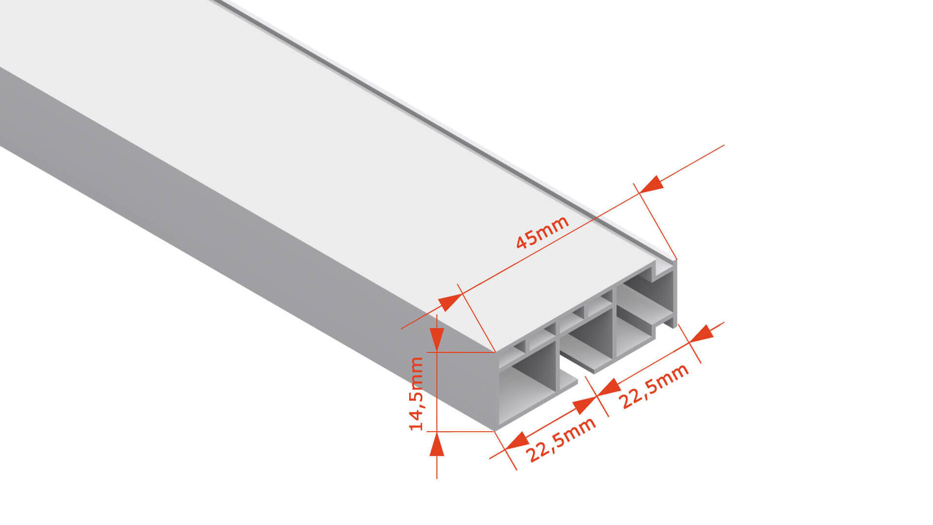 Kardinasiin lakke, üherealine PVC siin koos konksudega, 180 cm цена и информация | Kardinapuud | hansapost.ee