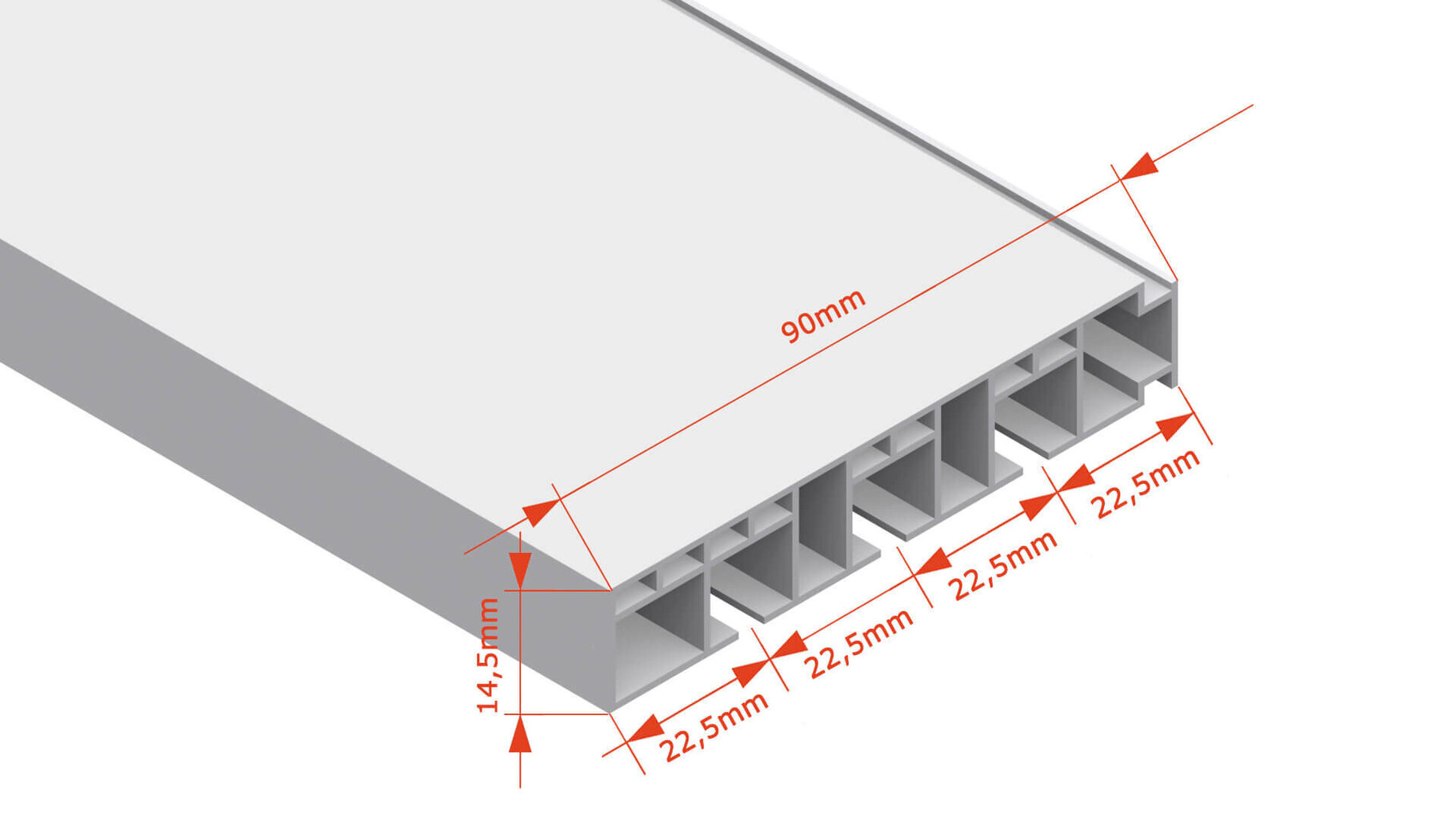 Kardinasiin lakke, kolmerealine PVC siin koos konksudega, 200 cm hind ja info | Kardinapuud | hansapost.ee