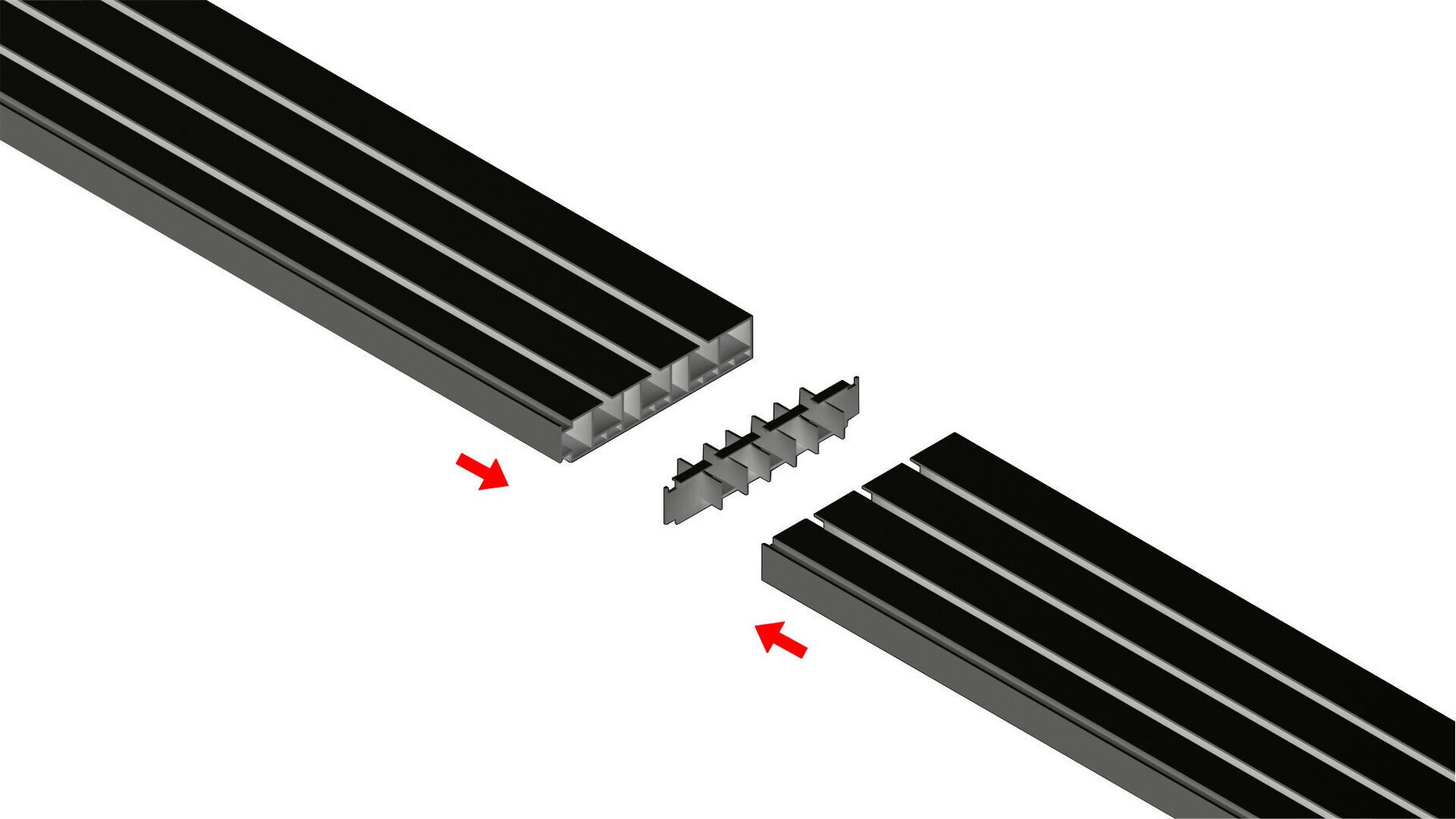 Kardinasiin lakke, kolmerealine PVC siin koos konksudega, 250 cm цена и информация | Kardinapuud | hansapost.ee