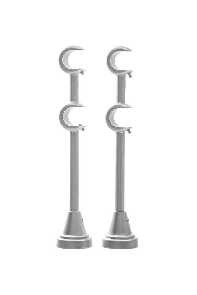 Kahekordne metallist kardinapuu hoidja, Specjal, 16 mm + 16 mm hind ja info | Kardinapuud | hansapost.ee