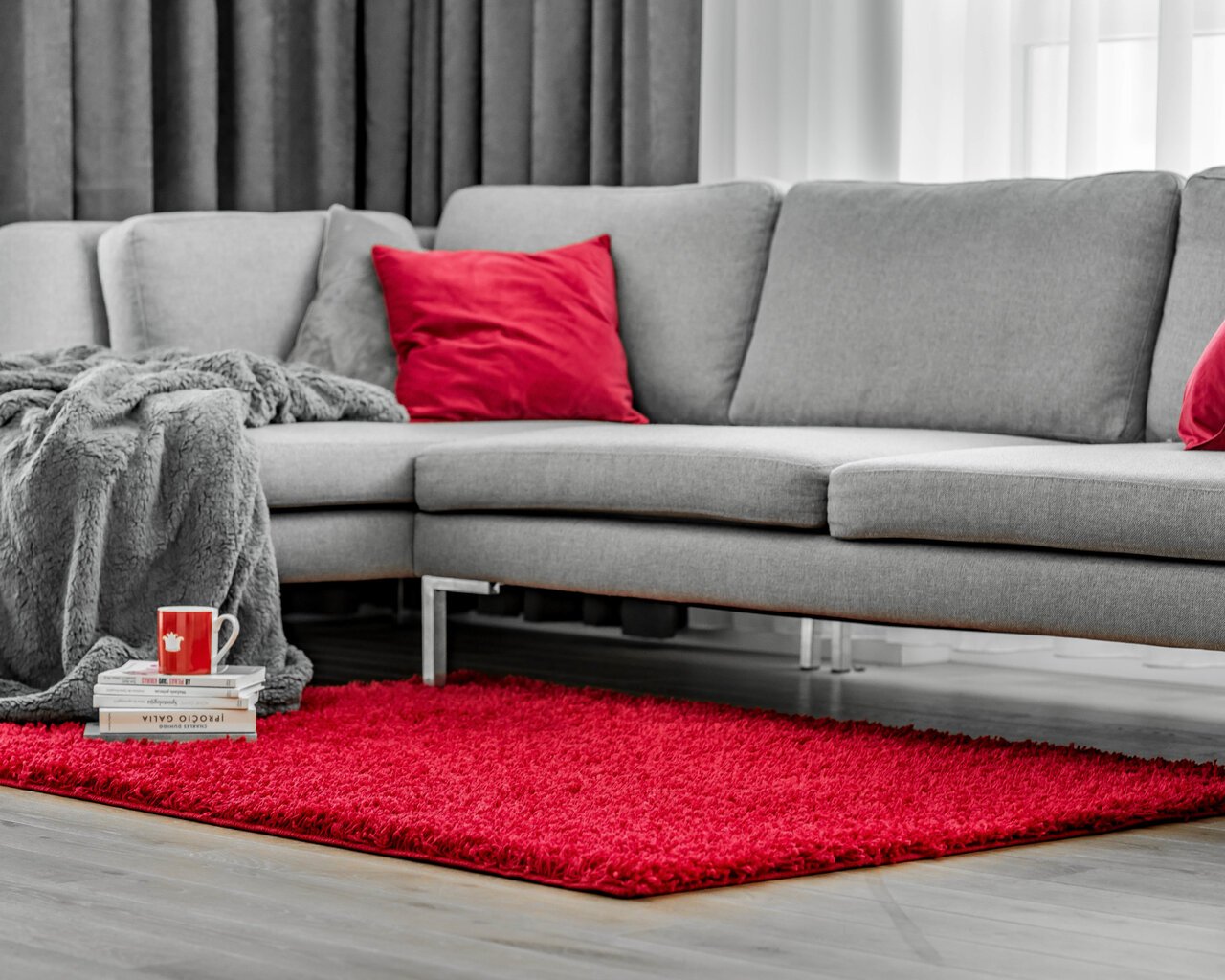 Vaip Shaggy Red 80x150 cm цена и информация | Vaibad | hansapost.ee