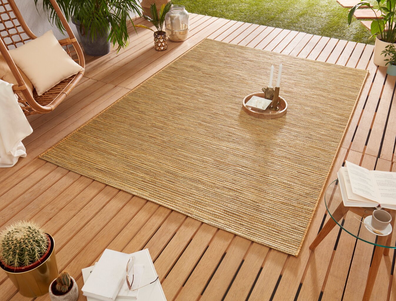 Vaip NORTHRUGS Lotus Ivy Gold, 200x290 cm цена и информация | Vaibad | hansapost.ee