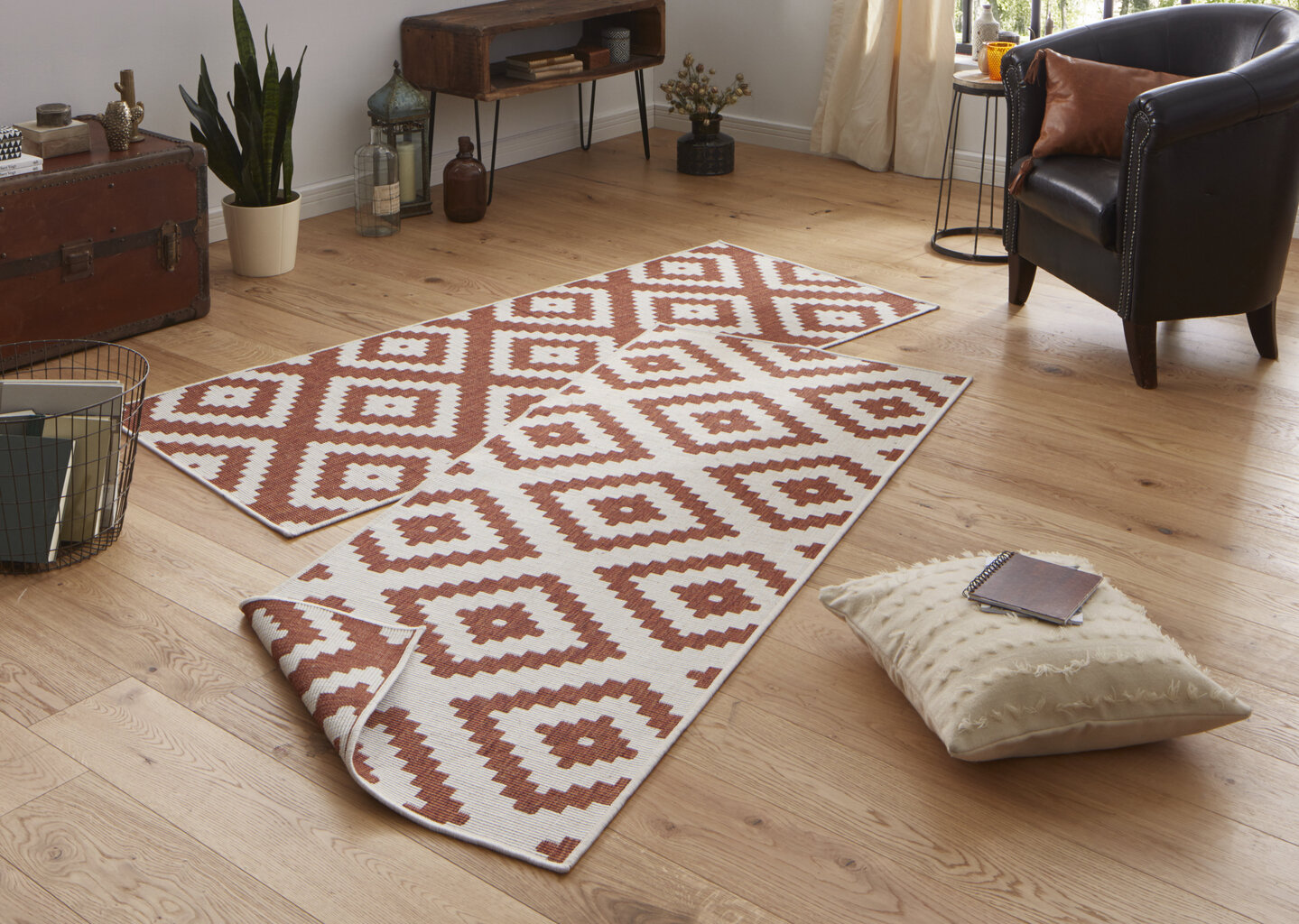 Vaip NORTHRUGS Twin Malta Terra Cream, 120x170 cm hind ja info | Vaibad | hansapost.ee