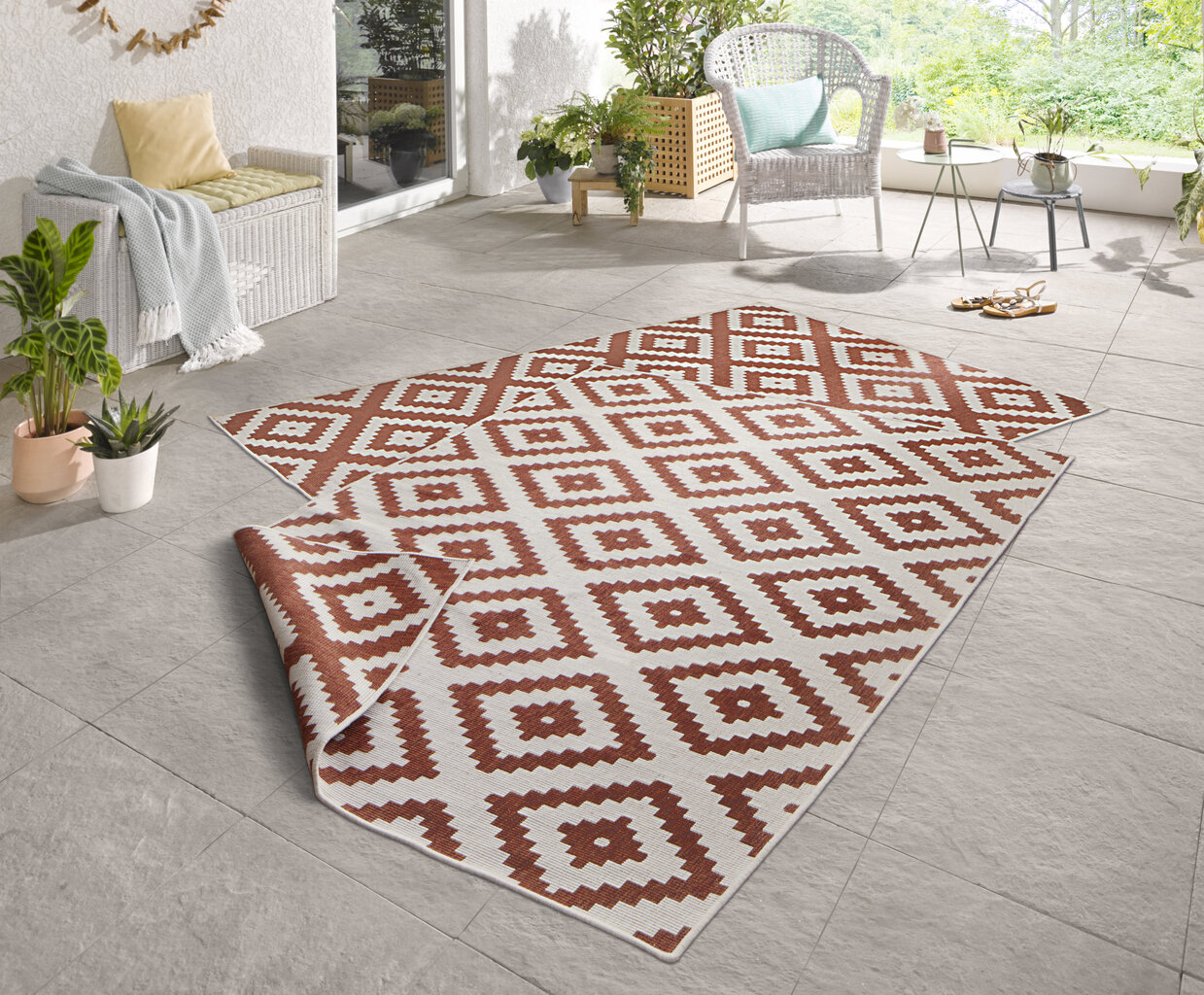 Vaip NORTHRUGS Twin Malta Terra Cream, 200x290 cm hind ja info | Vaibad | hansapost.ee