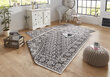 Vaip NORTHRUGS Twin Curacao Black Cream, 80x350 cm hind ja info | Vaibad | hansapost.ee