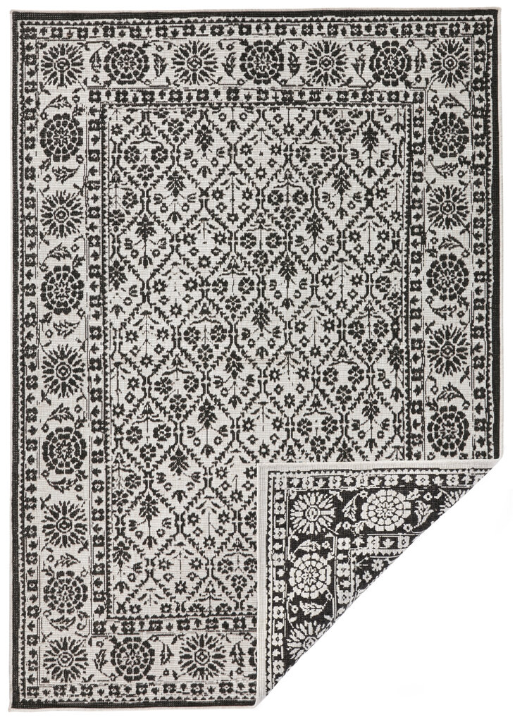 Vaip NORTHRUGS Twin Curacao Black Cream, 80x350 cm hind ja info | Vaibad | hansapost.ee