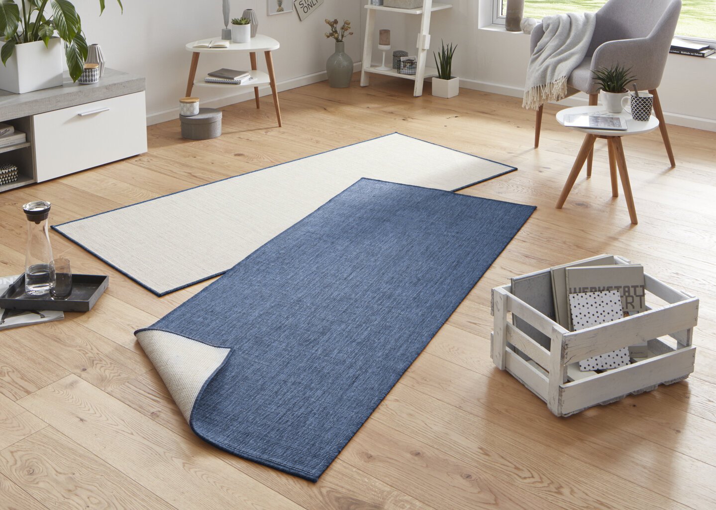 Vaip NORTHRUGS Twin Miami Blue Cream, 160x230 cm hind ja info | Vaibad | hansapost.ee