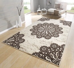 Vaip Hanse Home Gloria Lace Dark Brown Cream, 160x230 cm hind ja info | Vaibad | hansapost.ee