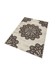 Vaip Hanse Home Gloria Lace Dark Brown Cream, 160x230 cm hind ja info | Vaibad | hansapost.ee