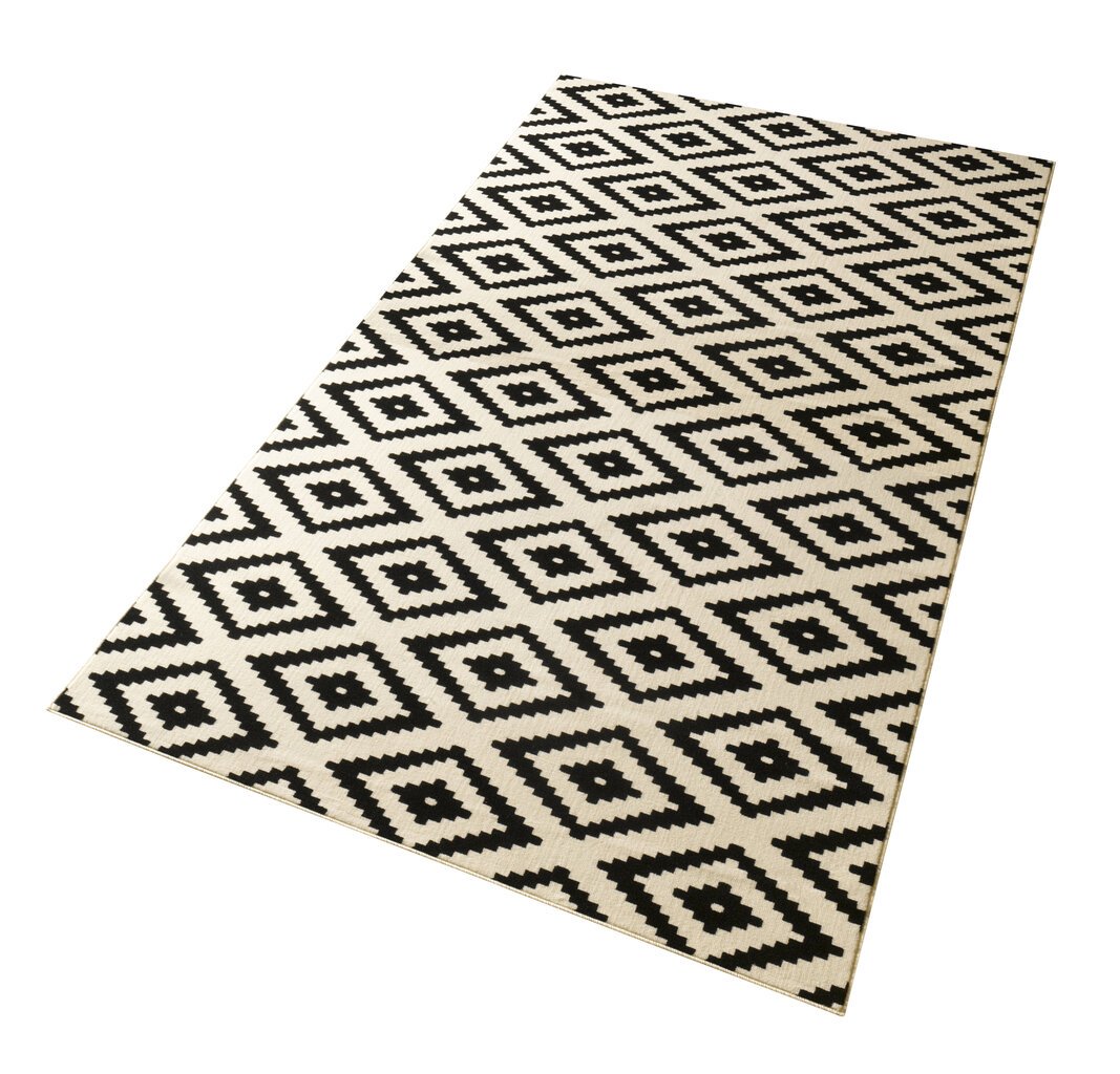 Vaip Hanse Home Hamla Diamond Black Cream, 160x230 cm hind ja info | Vaibad | hansapost.ee