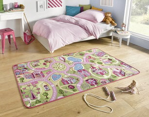 Lastetoa vaip Hanse Home Play Sweet Town 90x200 cm, roosa цена и информация | Коврики | hansapost.ee