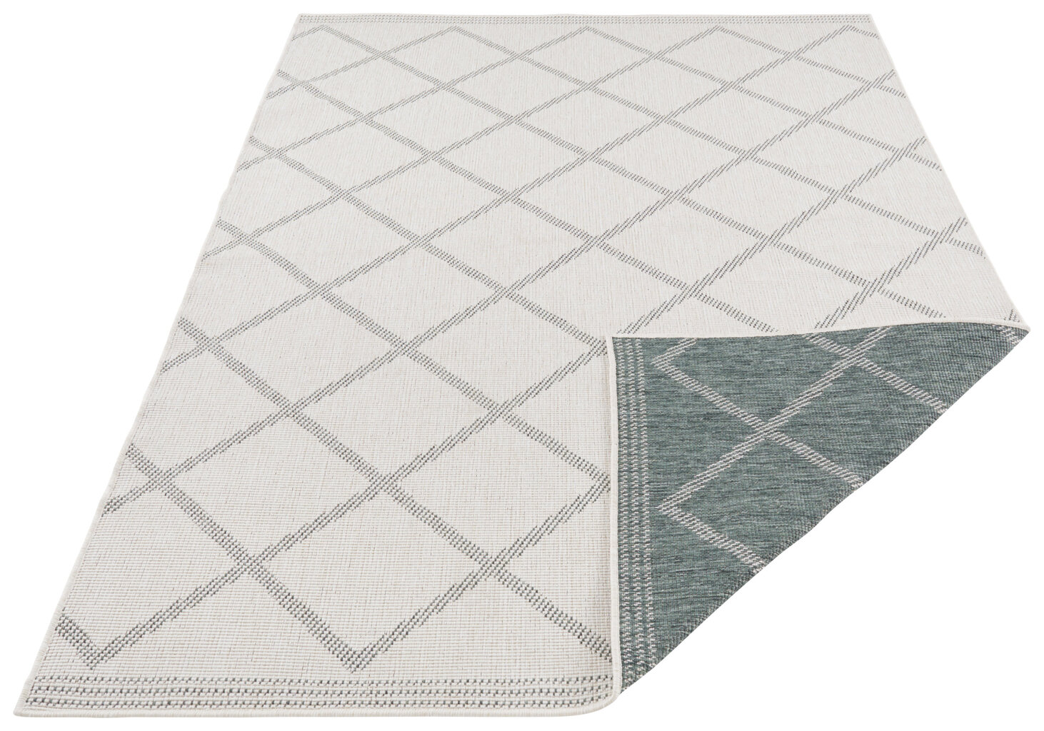 NORTHRUGS kahepoolne vaip Twin Supreme Green Cream, 160x230 cm цена и информация | Vaibad | hansapost.ee