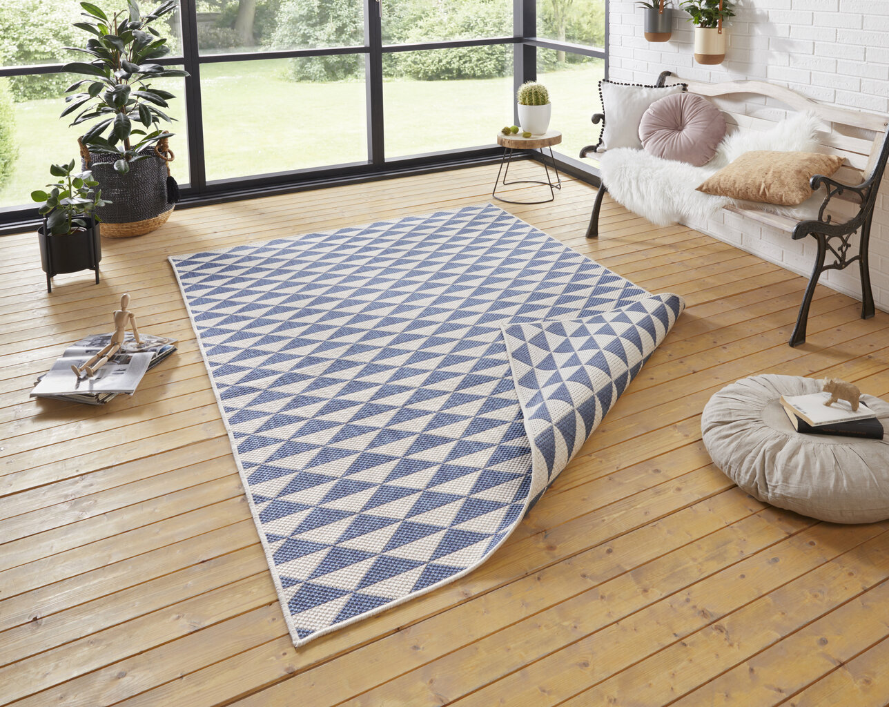 Kahepoolne vaip NORTHRUGS Twin Supreme Blue Cream, 200x290 cm hind ja info | Vaibad | hansapost.ee