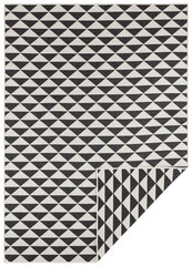 Kahepoolne vaip NORTHRUGS Twin Supreme Black Cream, 160x230 cm hind ja info | Vaibad | hansapost.ee