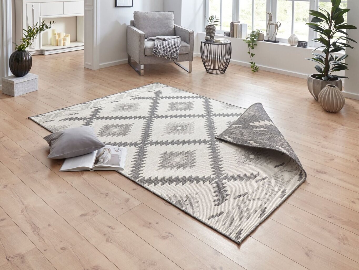 Kahepoolne õuevaip NORTHRUGS Malibu, 80x150 cm hind ja info | Vaibad | hansapost.ee