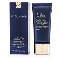 Jumestuskreem Estee Lauder Double Wear Maximum Cover SPF15 30 ml, 3N1 Ivory Beige hind ja info | Jumestuskreemid ja puudrid | hansapost.ee