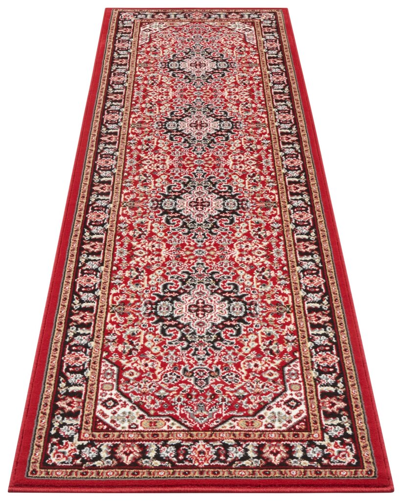 Kitsas vaip Nouristan Mirkan Skazar Isfahan 80x250 cm, punane цена и информация | Vaibad | hansapost.ee