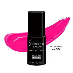 Geelküünelakk "Sincero Salon", 6 ml, NEON PINK, 4430 цена и информация | Лаки, укрепители для ногтей | hansapost.ee