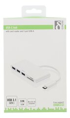 Deltaco USBC-HUB цена и информация | Адаптеры и USB-hub | hansapost.ee