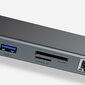 Baseus Enjoyment stand HUB USB, hall (CATSX-G0G) hind ja info | USB adapterid ja jagajad | hansapost.ee