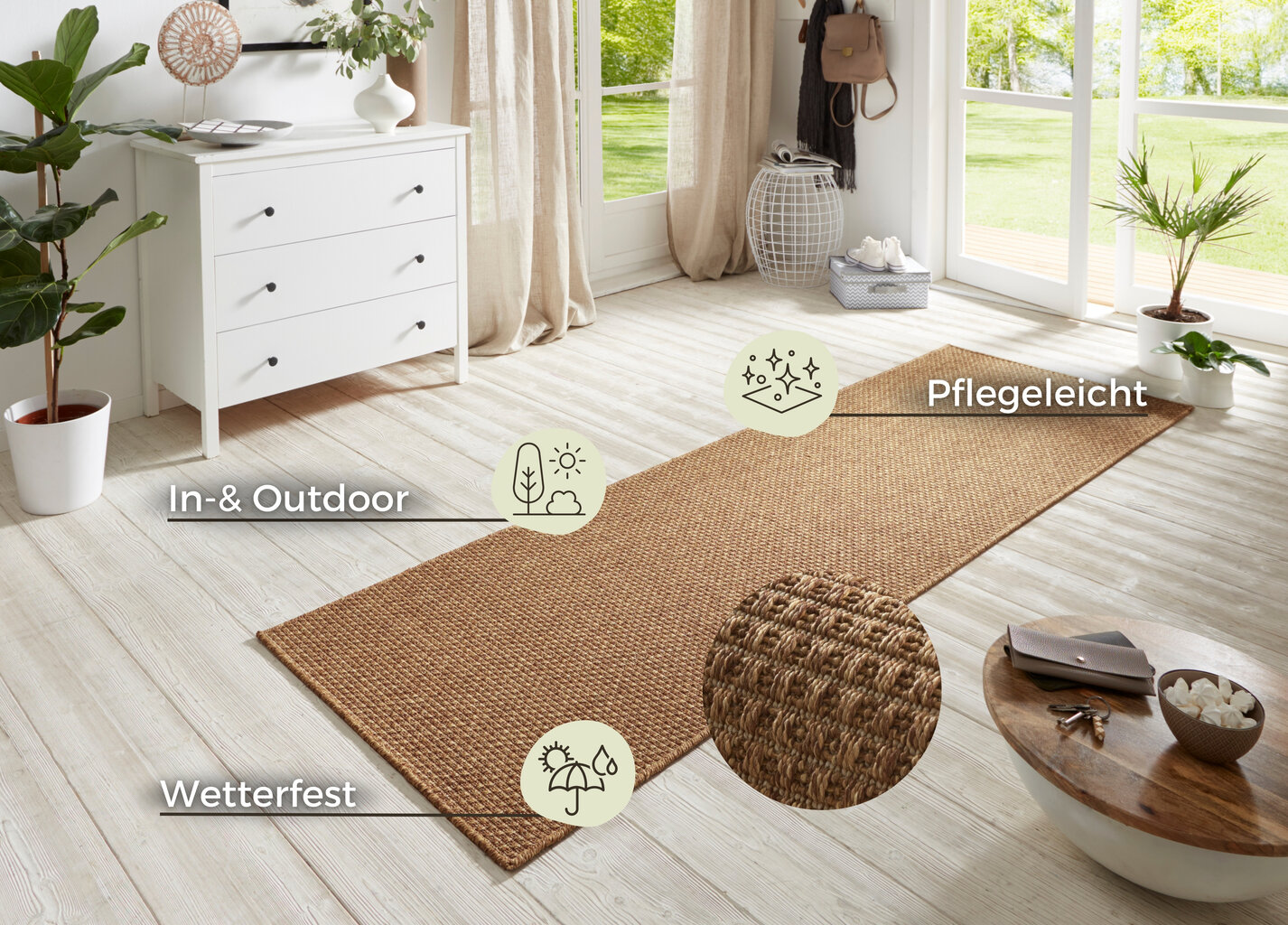 Vaip BT Carpet Nature 80x250 cm цена и информация | Vaibad | hansapost.ee