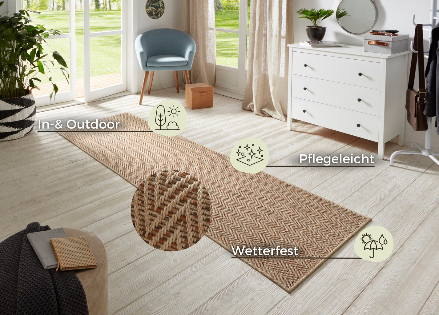 Vaip BT Carpet Nature 80x500 cm hind ja info | Vaibad | hansapost.ee